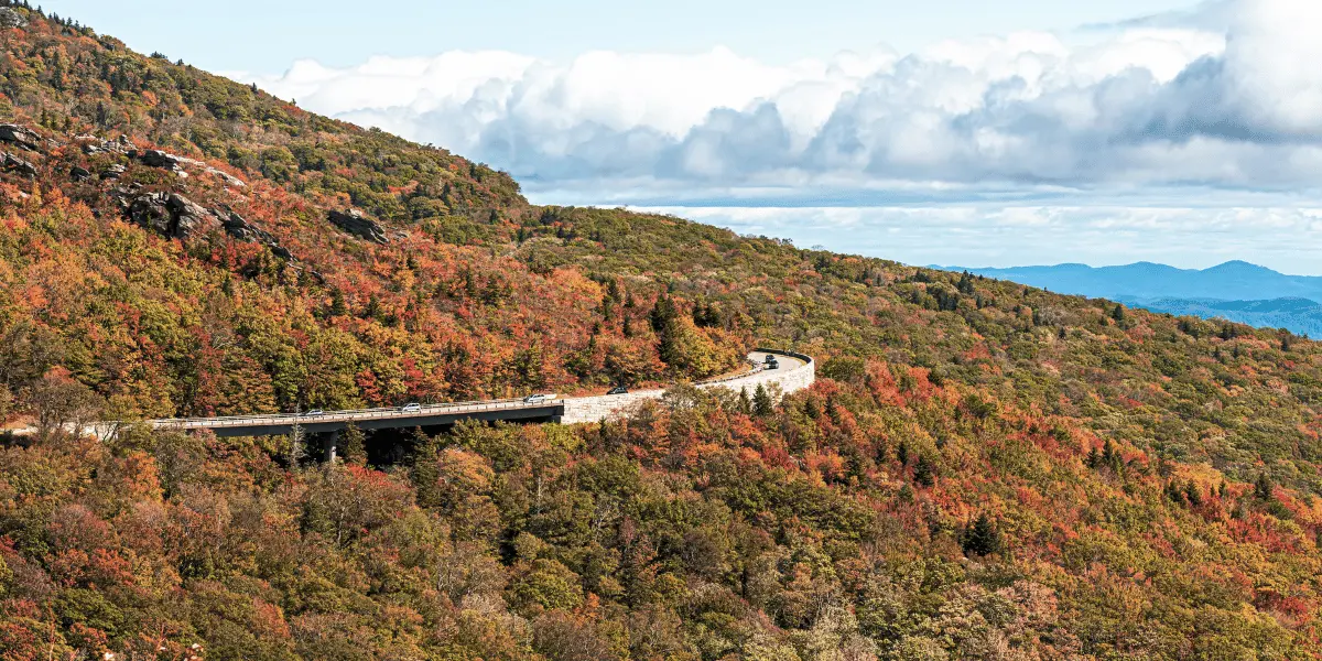 Blue Ridge Parkway in the fall