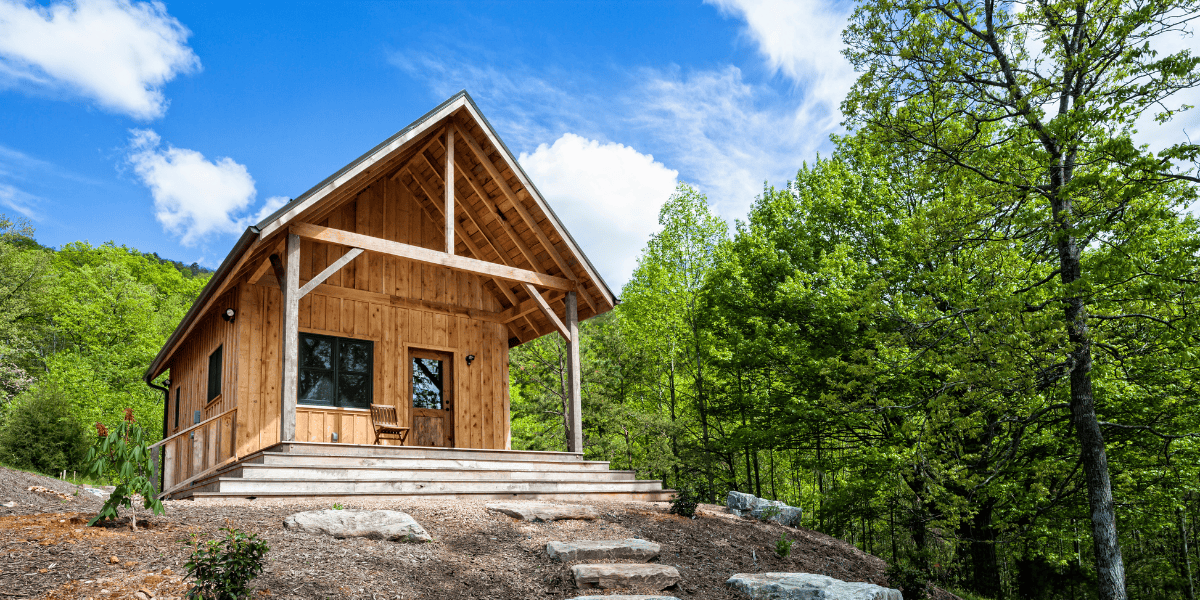 cabin in the blue ridge mountains