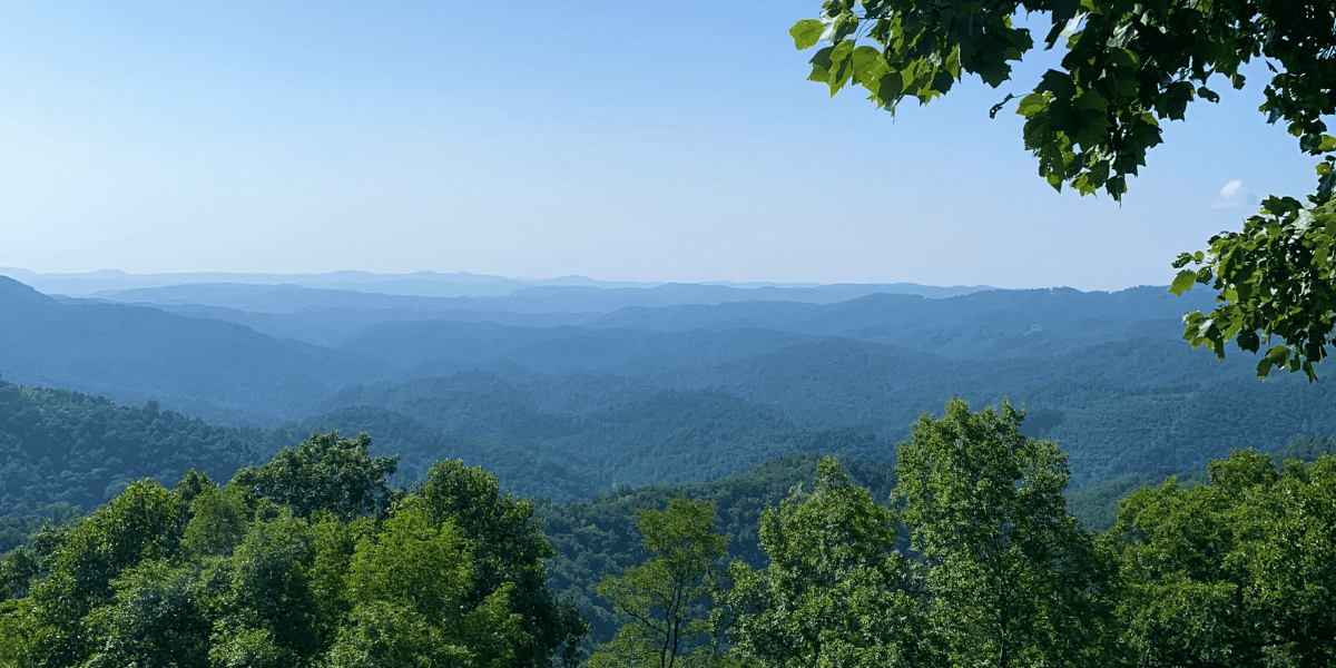 scenic view of a mountain range