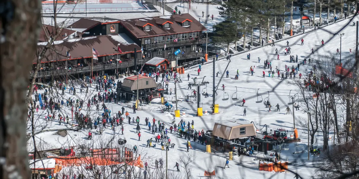 Appalachian Ski Mountain in winter - best time to visit North Carolina