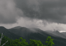 rainy in the north carolina mountains